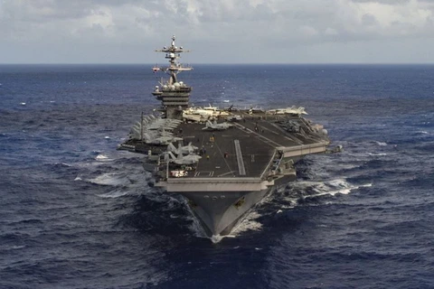 Tàu sân bay USS Carl Vinson (Nguồn; Reuters)