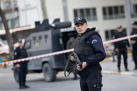 Lực lượng cảnh sát Thổ Nhĩ Kỳ. (Nguồn: EPA)