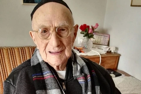 Cụ ông Yisrael Kristal qua đời ở tuổi 113. (Nguồn: AFP)