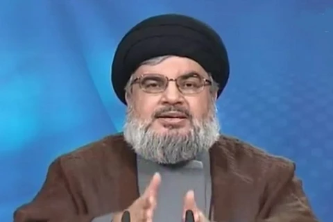 Thủ lĩnh phong trào Hezbollah Sayyed Hassan Nasrallah. (Nguồn: almasdarnews.com)