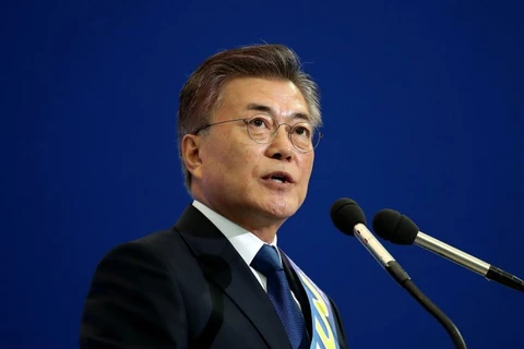 Tổng thống Hàn Quốc Moon Jae-in. (Nguồn: Getty Images)