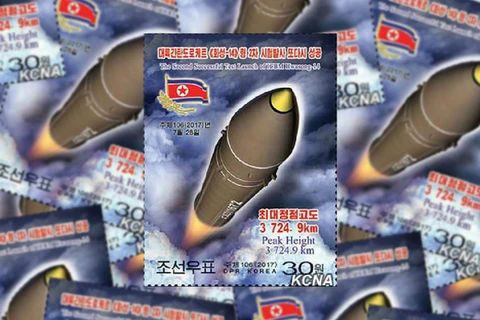 Triều Tiên phát hành tem. (Nguồn: rt.com)