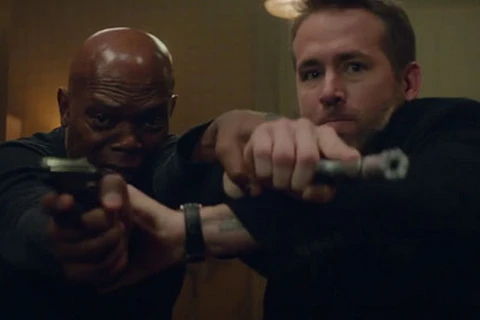 Một cảnh trong phim​ The Hitman's Bodyguard. (Nguồn: Joblo.com)
