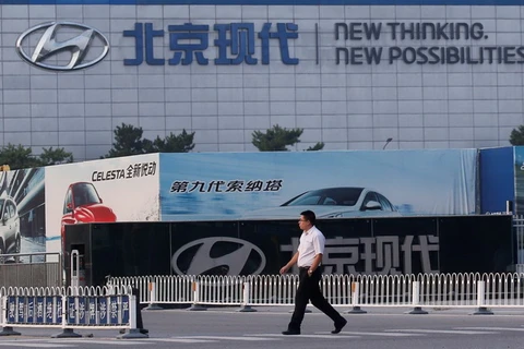 Nhà máy của Hyundai ở Trung Quốc lại ngừng hoạt động. (Nguồn: Reuters)