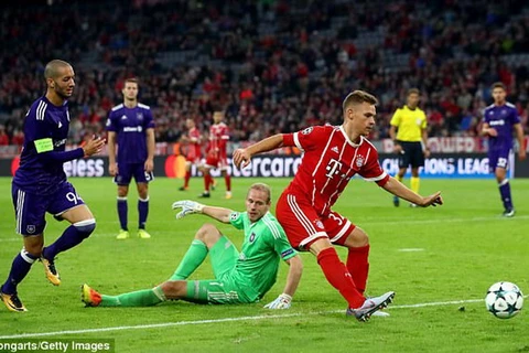 Kimmich góp công lớn giúp Bayern thắng đậm ở ngày ra quân Champions League. (Nguồn: Getty Images)