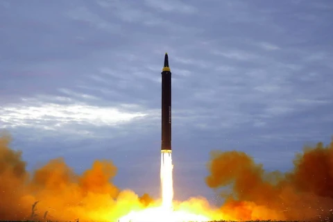 Hình ảnh vụ phóng tên lửa của Triều Tiên. (Nguồn: AFP/Getty Images)