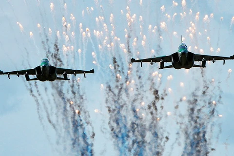 Máy bay chiến đấu của Nga và Belarus tham gia tập trận. (Nguồn: Sputnik)