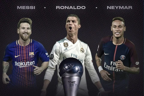 Ronaldo, Messi hay Neymar sẽ giành The Best 2017. (Nguồn: bleacherreport.com)