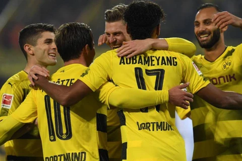 Dortmund có chiến tháng thuyết phục 6-1 trước Gladbach. (Ảnh: Imago)