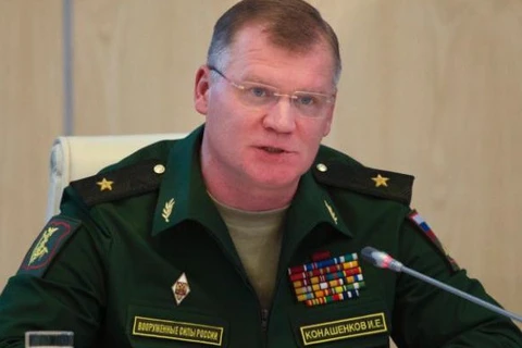 Người phát ngôn Bộ Quốc phòng Nga, Thiếu tướng Igor Konashenkov. (Nguồn: almanar.com.lb)