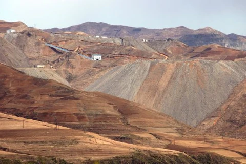 Một khu mỏ ở Musan ở tỉnh Bắc Hamgyong, Triều Tiên. (Ảnh: Reuters)