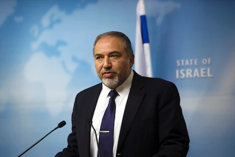Bộ trưởng Quốc phòng Israel Avigdor Lieberman. (Nguồn: AP)