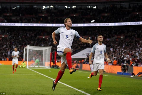 Kane giúp Anh giành vé đến Nga. (Nguồn: AP)