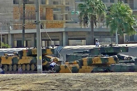 Xe tăng của Thổ Nhĩ Kỳ. (Nguồn: AFP/Getty Images)