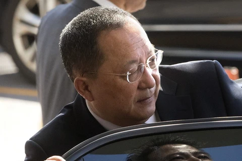 Ngoại trưởng Triều Tiên Ri Yong-ho. (Nguồn: AP)
