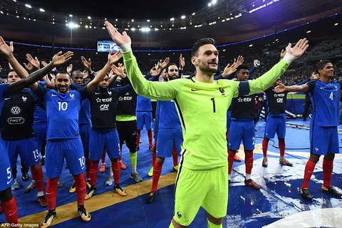 Đội tuyển Pháp giành vé dự World Cup 2018. (Nguồn: AFP/Getty Images)