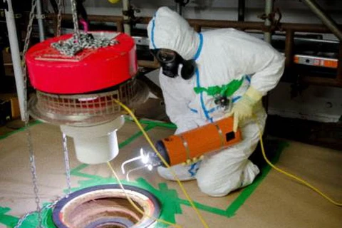 obot Avexis đang được triển khai để dọn dẹp hầm chứa chất thải hạt nhân Magnox Swarf. (Nguồn: world-nuclear-news.org)