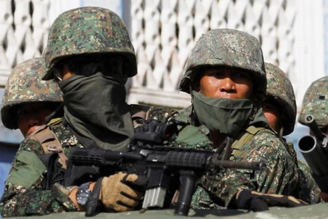 Lực lượng quân đội Philippines. (Nguồn: BBC.com)