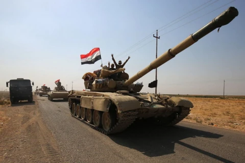Lực lượng quân đội Iraq tại Kirkuk. (Nguồn: AFP)