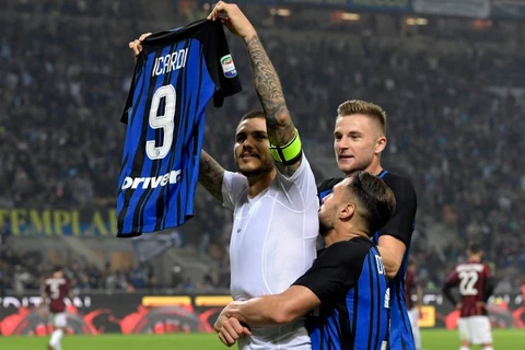 Mauro Icardi lập hat-trick cho Inter. (Nguồn: Getty)