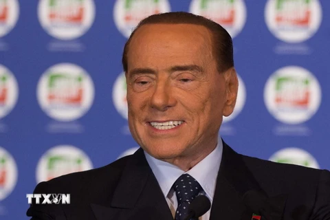 Cựu Thủ tướng Italy Silvio Berlusconi. (Nguồn: AFP/TTXVN)