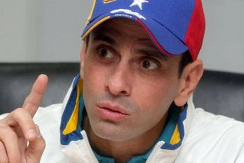 Thủ lĩnh Henrique Capriles tuyên bố sẽ rút khỏi MUD. (Nguồn: el-nacional.com)