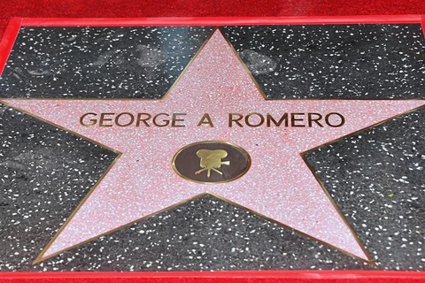 Tên của huyền thoại George A. Romero được gắn trên Đại lộ Danh vọng. (Nguồn: Getty Images)