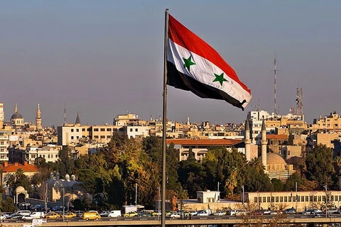 Quốc kỳ Syria. (Nguồn: AP)