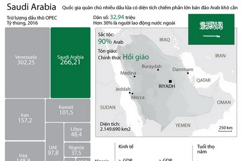 [Infographics] Những điều có thể bạn chưa biết về Saudi Arabia