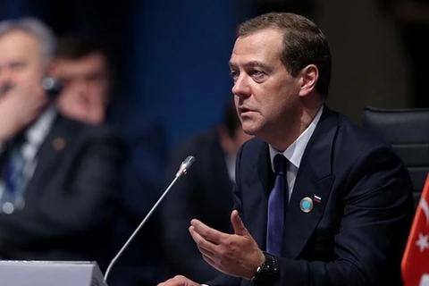 Thủ tướng Nga Dmitry Medvedev. (Nguồn: aa.com.tr)