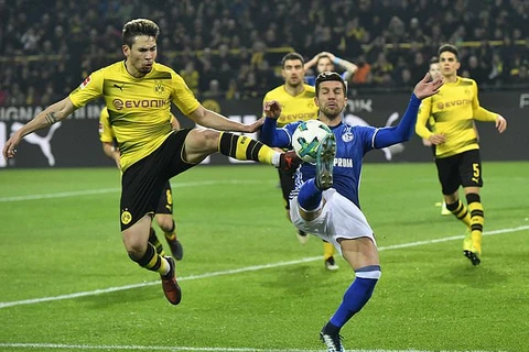 Dortmund đã không thể thắng Schalke dù đã dẫn trước 4-0. (Nguồn: AP)
