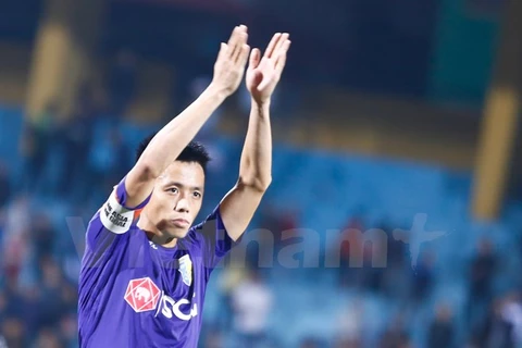 Nguyễn Văn Quyết của Hà Nội FC. (Ảnh: Minh Chiến/Vietnam+)
