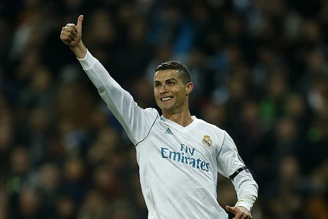 Ronaldo tiếp tục đi vào lịch sử Champions League. (Nguồn: AP)