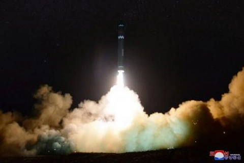 Hình ảnh Triều Tiên phóng tên lửa. (Nguồn: thediplomat)