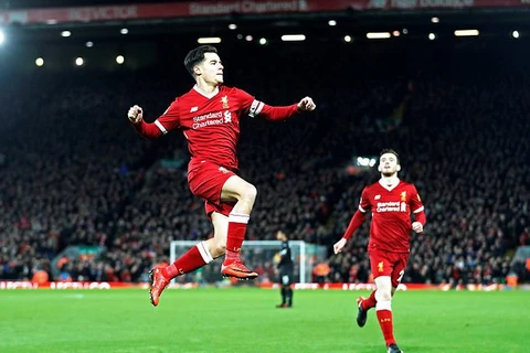 Coutinho là người mở đầu cho chiến thắng của Liverpool. (Nguồn: Reuters)