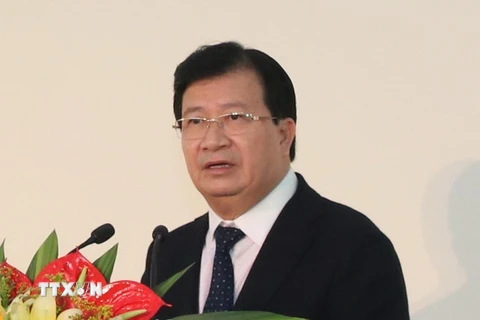 Phó Thủ tướng Chính phủ Trịnh Đình Dũng. (Ảnh: Nguyễn Sơn/TTXVN)