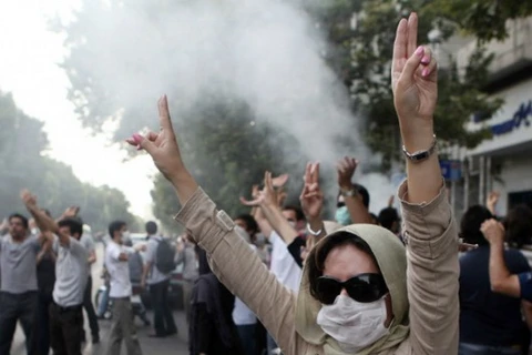 Biểu tình ở Tehran, Iran. (Nguồn: Getty Images)