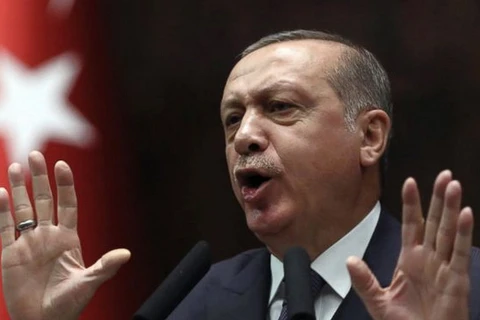 Tổng thống Thổ Nhĩ Kỳ Tayyip Erdogan. (Nguồn: AP)