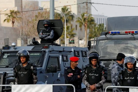 Lực lượng cảnh sát Jordan. (Nguồn: Reuters)