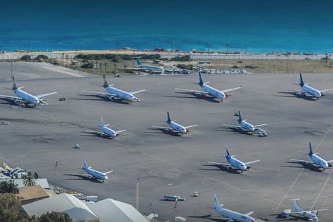 Mitiga - sân bay duy nhất phục vụ các chuyến bay quốc tế tại thủ đô Tripoli. (Nguồn: timeslive.co.za)