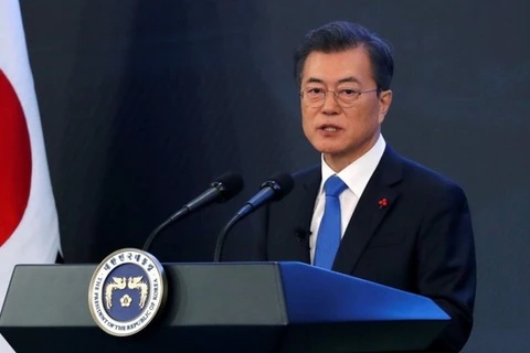 Tổng thống Hàn Quốc Moon jae-in. (Nguồn: scmp.com)