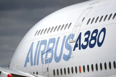 Máy bay A380 của Airbus. (Nguồn: PA)