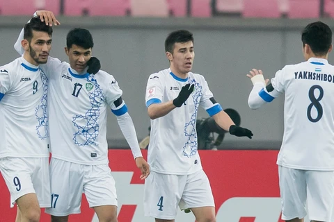 U23 Uzbeskitan gây sốc trước đương kim vô địch U23 Nhật Bản. (Nguồn: AFC)