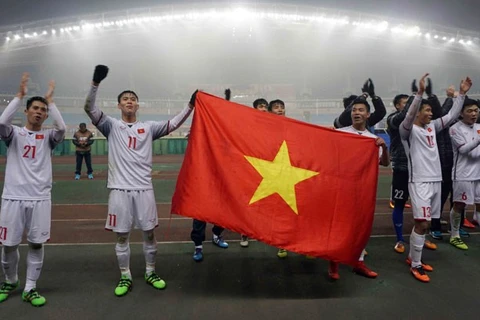 U23 Việt Nam đã lập nên kỳ tích và chắc chắn không muốn dừng lại. (Nguồn: VFF)