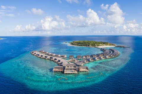 Bãi biển đẹp như thiên đường của Maldives (Ảnh minh họa)