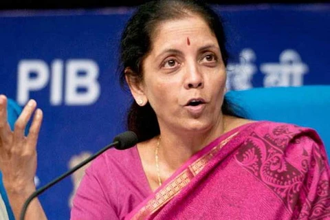 Bộ trưởng Quốc phòng Ấn Độ Nirmala Sitharaman. (Nguồn: AP)