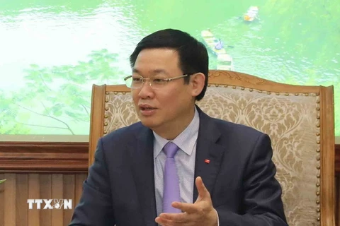 Phó Thủ tướng Vương Đình Huệ. (Ảnh: Phương Hoa/TTXVN)