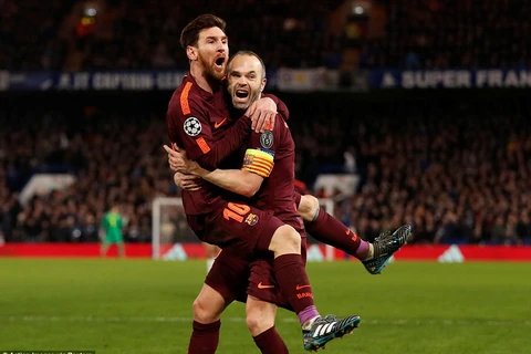 Messi giúp Barcelona thoát thua tại Stamford Bridge. (Nguồn: Reuters)