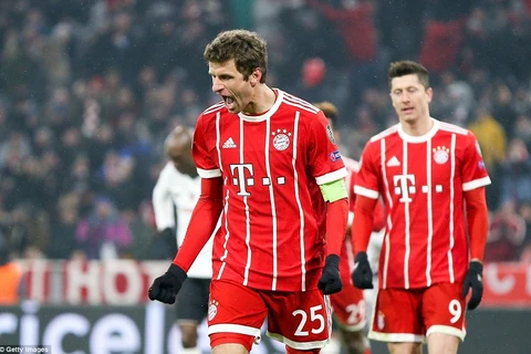 Mueller là người mở đầu cho chiến thắng của Bayern Munich. (Nguồn: Getty Images)