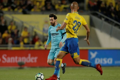 Messi lập công nhưng Barcelona vẫn phải chia điểm. (Nguồn: Reuters)